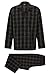 Produktbild BOSS Hugo Herren Long Urban Cotton Pyjama Set lang Schlafanzug Baumwoll-Popeline, Farbe:Schwarz, Größe:L, Artikel:-001 Black