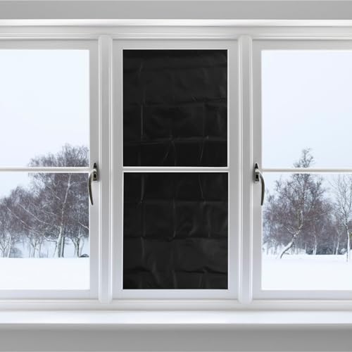 Cortinas opacas autoadhesivas Oxford para ventanas de dormitorio sin cables 7