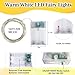 4-Pack Fairy Lights Battery Operated with Timer, Waterproof 16FT 50 LED String Lights Indoor Outdoor, Cuttable Starry Fairy Lights for Home Bedroom Classroom Dorm Wedding Christmas Decor (Warm White)