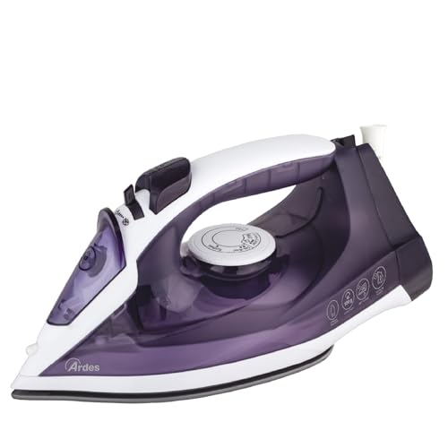 ARDES ARSTIR01W Fer à vapeur Vapor Pro COMPACT, 2000 W, réservoir 0,20 litre, débit vapeur 120 g/min, semelle en céramique, poignée ergonomique, maniable et léger.