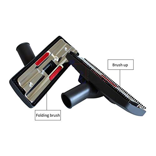 Spazzola Aspirapolvere Universale - Per Pavimenti E Moquette, Adattatore 30-38mm, Con Ruote - Foto 9