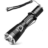 ORCATORCH T11 Outdoor Police Flashlight,IP68 Water-Resistant,Military LED Handheld Pocket-Sized Torch with 6 Modes for Riding,Camping, Hiking and Emergency Use