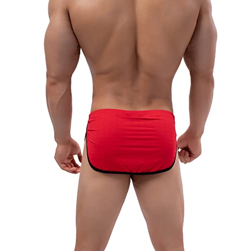 Men's Active Shorts Sports Underwear Boxer Brief for Men Lounge Side Splits Athletic Shorts3