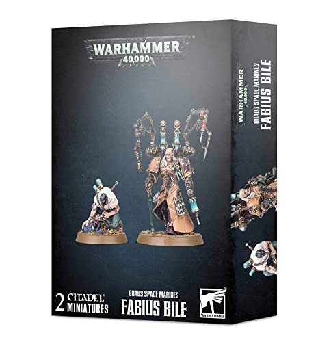 Warhammer Games Workshop 40,000 - Chaos Space Marines Fabius Bile, Grey