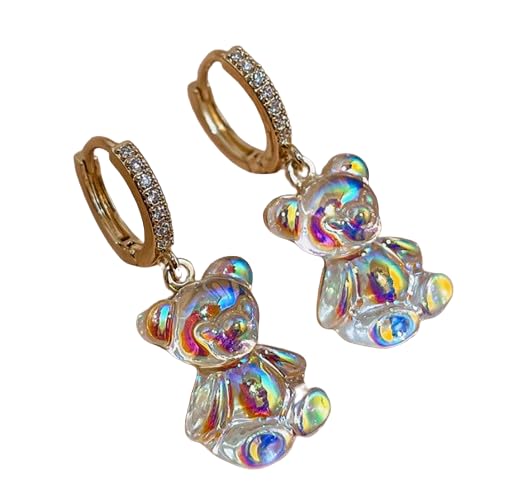 Earrings For Women Girls Korean Fashion Earring Trendy Cute Teddy Bear Earring Set Drops & Danglers Hoop Earring Jhumki Earring Gold Gold Plated (B0CQWPQ8DC) Amazon Price History, Amazon Price Tracker