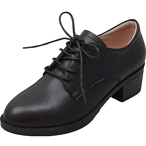 オックスフォード レースアップシューズ レディース 革靴 レザー 大きいサイズ 黒 痛くない おじ靴 ローファー ウィングチップ 24.5cm ローヒール 歩きやすい 本革 マニッシュ シューズ 疲れない 通学 学生 ブラック