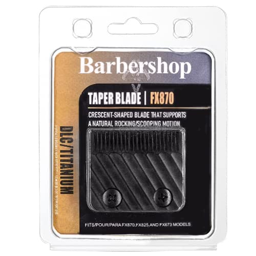 Miniatura 5 de FX603B - Cuchillas de repuesto de grafito negro y negro compatibles con BaBylissPRO Barberology cuchillas de repuesto FX870FXF880FX810FX825FX673N
