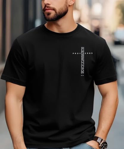 Image of Christian Shirts for Men Jesus Cross Shirt Religious Faith T Shirts