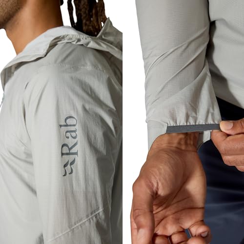 Image of Rab Men's Phantom Jacket - Ultralight Waterproof Breathable Coat for Trail Running & Hiking