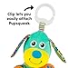 Lamaze Baby Spielzeug 'Lustiger Soundhund' Clip & Go, das hochwertige Kleinkindspielzeug. Der quietschbunte Greifling fördert die Motorik und ist das perfekte Kinderwagenspielzeug und Kuscheltier, Mehrfarbig, LC27023