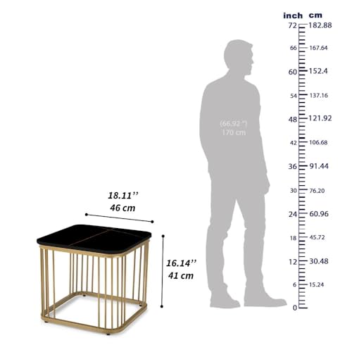 Image of Wakefit Center Table | 1 Yr Warranty | Coffee Table for Living Room Wooden, Tea Table for Living Room Wooden, Sofa Table, Free Installation from Brand, Modern Multi-Functional & Wobble-Free(Flat)