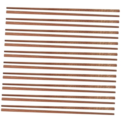 KAILIKETIY 10組 火?用超ロング無塗装木製箸双 高温油から守る調理用揚げ物箸 食事やホームパーティーに