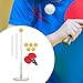 kowaku Ping Pong Balls Paddles Set Table Tennis Training Tool Kit High Resilience for Kids and Adults Stable Self Training Equipment