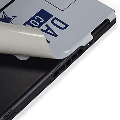 Skinit Decal Gaming Skin Compatible with Nintendo Switch Bundle - Officially Licensed NFL Dallas Cowboys Silver Performance Series Design