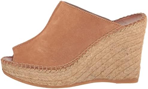 André Assous Women's Cici Wedge Sandal, Camel Suede, 5 | Image 7