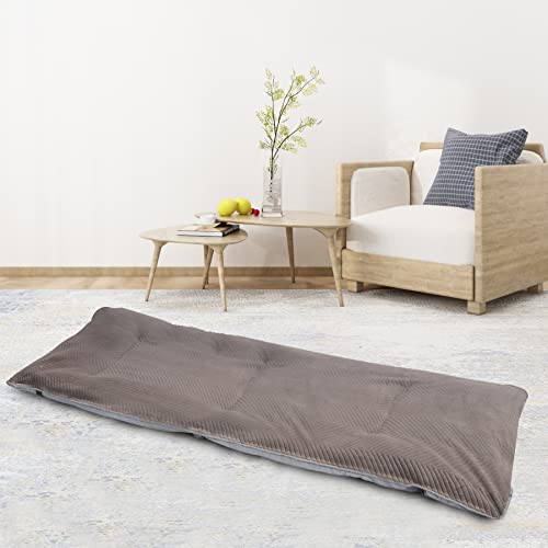 Redcamp 75"X28" Sleeping Cot Pads For Camping, Soft Thicker Camping Cot Mattress Pad Portable For Outdoor Hiking, Light Brown #TOP7