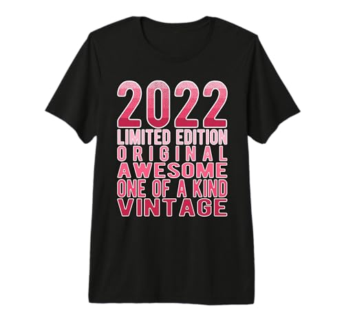 Limited Edition Awesome Original Vintage 2022 Retro Birthday Premium T-Shirt