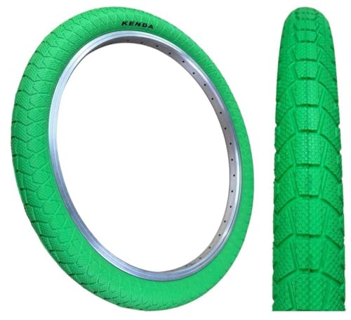Image of Kenda Krackpot GREEN 20 x 1.95 BMX/Mountain Bike Tyre K-90