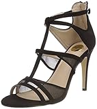  Buffalo Damen 1715S90-3 IMI Suede MESH Riemchensandalen, Schwarz (Black 01), 37 EU