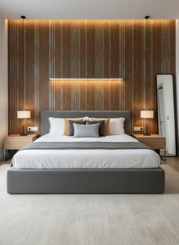 Image of KBR Brown Wooden Texture Self-Adhesive Wallpaper (45x300 cm) | Waterproof PVC Wall Stickers for Home, Kitchen, Furniture, Wardrobe & Cabinets | DIY Peel and Stick Wood Grain Roll