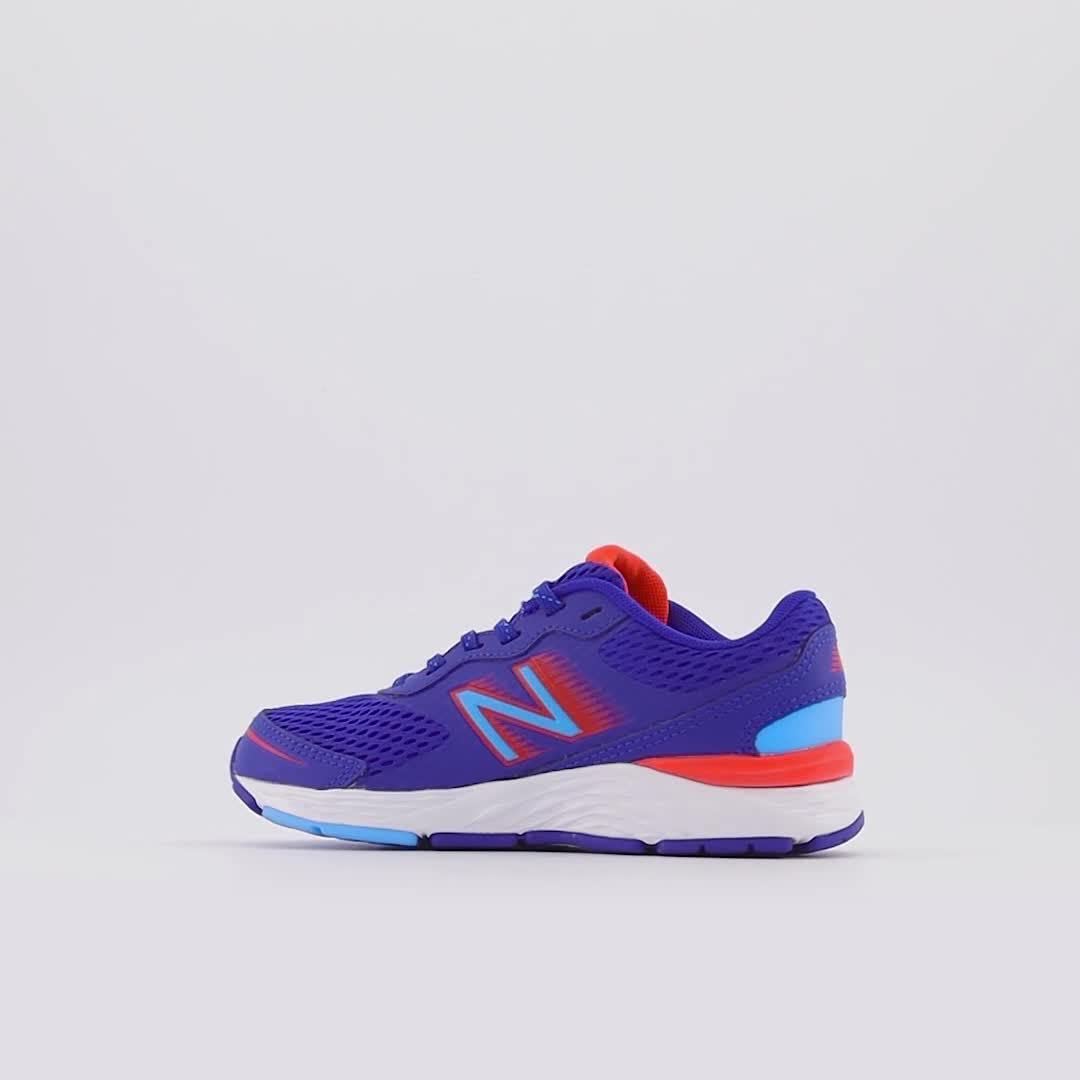 New Balance Kids' 680 V6 Lace-up Running Shoe — view 8