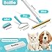 Bolfie 3 in 1 Carpet Rake for Pet Hair Removal, Tool Set of 3, 55” Long Handle Carpet Pet Hair Removal Carpet Scraper Dog Cat Hair Remover for Sofa, Couch, Car, Rug