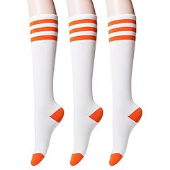 Knee High - Orange, 3 Pairs