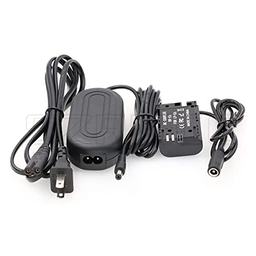 SZRMCC 8V 3AAC�d���A�_�v�^�[��Canon60D 70D80D�J�����p�̐V����DRE6�iLP E6�jDC�J�v���[�_�~�[�o�b�e���[SmallHD501502���j�^�[