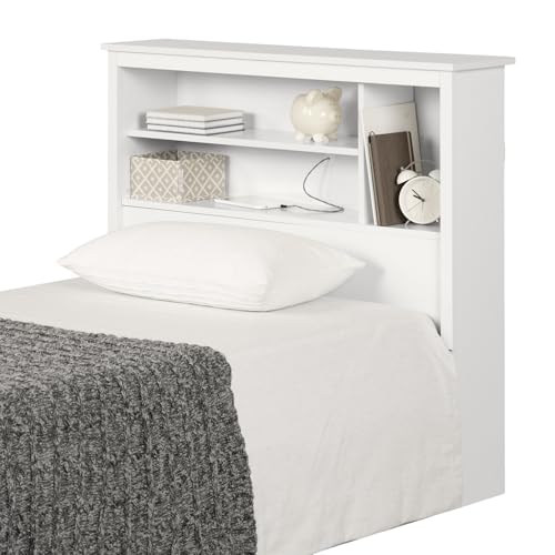 South Shore (SOUCS) Vito Bookcase Headboard, Twin, Pure White by South Shore - Image 2