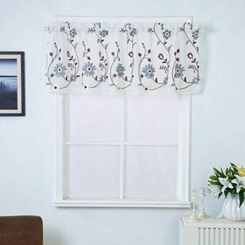 Cortinas cortas de cocina de lino gris ideales para ventanas bajas y rústicas 3