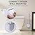 DEALSGOGO RV Toilet Bowl Brush, Toilet Brush Silicone Won't Damage Toilets, Wall Mounted Toilet Brush-Anti-Roll, Anti-Drip Design, Suitable for RV Travel Trailers and Campers, Made by RVers for RVers