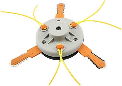 Ball's Home Universal fit Straight Shaft Trimmer Blade Head Line with M10 x 1.25 Left Hand Thread Weed Easy Speed Feed Lawn Mower Strings for Roybi Stihl Echo Homlite Husqvarna