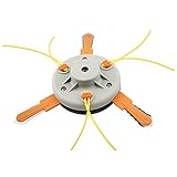 Ball's Home Universal fit Straight Shaft Trimmer Blade Head Line with M10 x 1.25 Left Hand Thread We