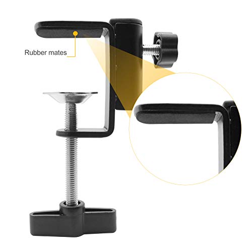 Replacement Aluminum Alloy C-Clamp Desk Light Clamp Mount Holder Cantilever Bracket With 1/4 Inch Thread Hole For Desktop Table Lamp #TOP3