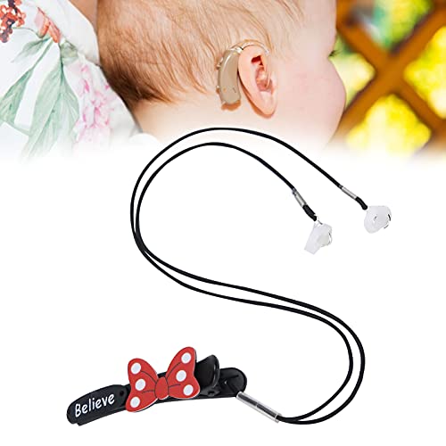 Clip pour prothèses auditives, robuste, durable et longue durée de vie Cordon anti-perte pour prothèses auditives pour clip sur les cheveux et lanière sécurisée pour adultes Seniors Cover