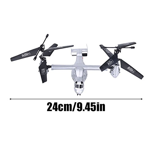 Zouminy Remote Control Plane RC Airplane Aircraft Helicopter Model Vehicle(Silver)
