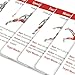 Portable Exercise Deck, 36 Fitness Cards Set, 3.5 Inches Training Guide with Illustrated Workouts, Workout Accessory for Home Gym, Exercise Tool with Design, Fitness Gear for Beginners Advanced