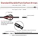 Sanlida Dragon X9 Ready to Hunt Compound Bow Package (Black) and 100% Pure Dragon 10 Carbon Arrows (+/-.001