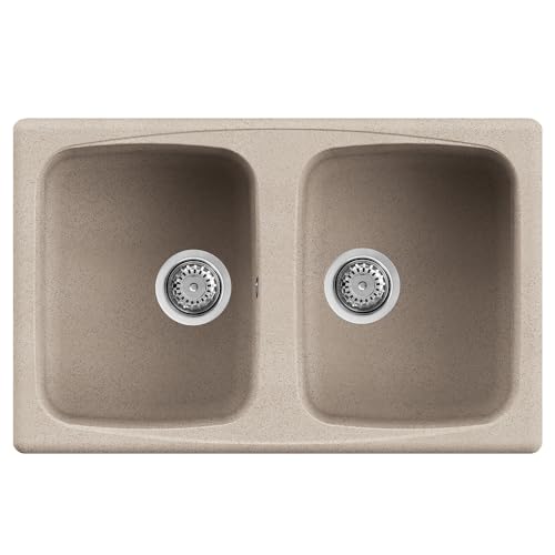 Linea: Master 350 Elleci Lavello Incasso Master 350 2 vasche 79×50 Avena Granitek LGM35051