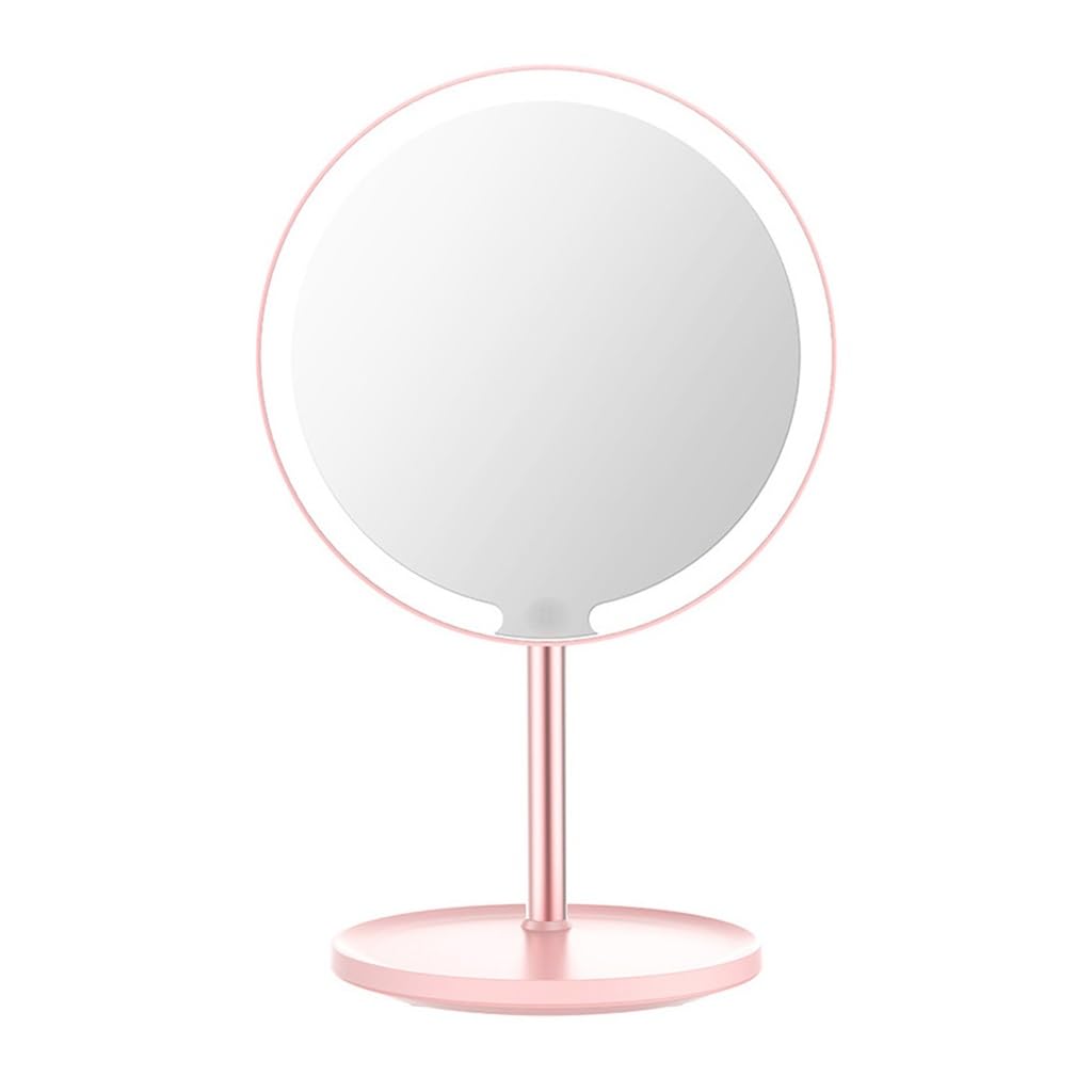 Miroir de maquillage à LED pour table de nuit ou mur de salle de bain