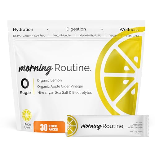ROUTINE Morning Daily Hydration | Electrolyte Powder Packets with...