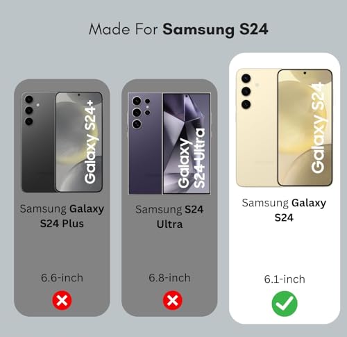 Image of HD Tempered Glass Screen Protector Compatible for Samsung Galaxy S24 5G with Edge to Edge coverage and Easy Installation kit