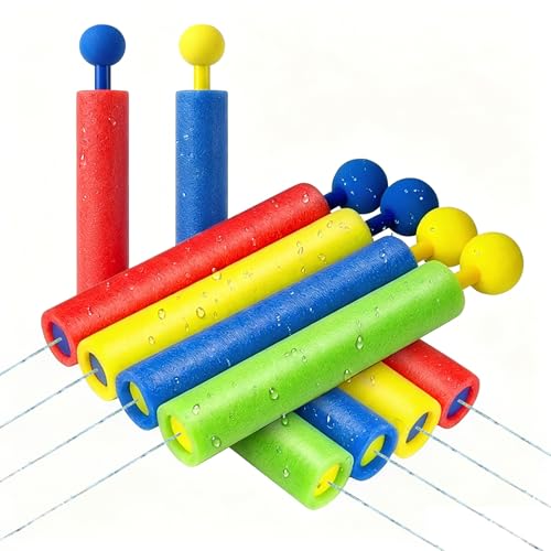 10 Stück Wasserpistole Kinder Set Schaumstoff Wasserspritzpistole Klein Bunte Spritzpistole Wasserspritze für Kinder und Erwachsene für Pool Strand Sommer Outdoor Spiele