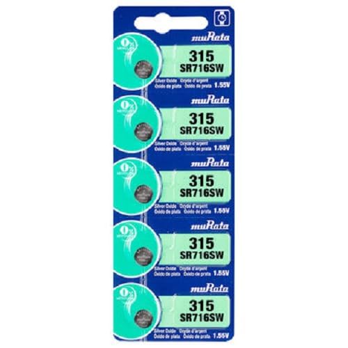 Bateria Para Relogios SR716/315 Murata kit com 5 uns