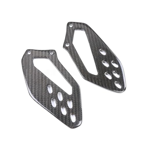 Plaques talon carbone S1000RR anti-rayures pour carénage pédale