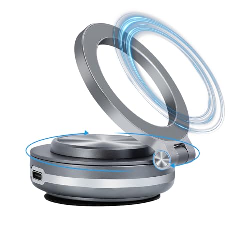 ploreatu Electric Vacuum Magnetic Car Phone Mount - 360° Rotating ...