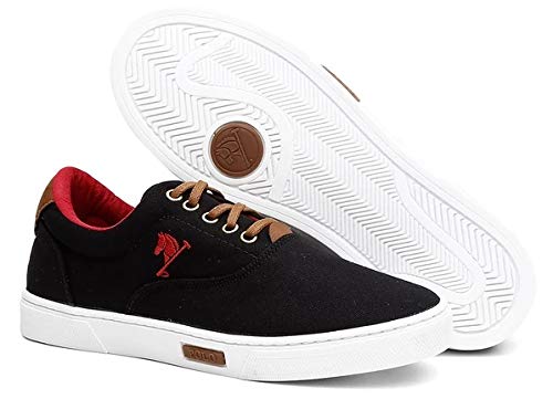 Kit 3 Pares Tênis Sapatênis Polo joy Casual Masculino LLz (42, branco/preto preto/verm branco/preto)