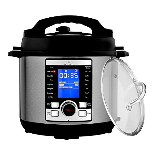 ChefWave Swift Pot 10-in-1 Programmable Multi Cooker with Accessories