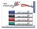 BIC Great Erase BOLD Dry Erase Marker, Tank Style, Chisel Tip, Assorted Colors, 4-Count