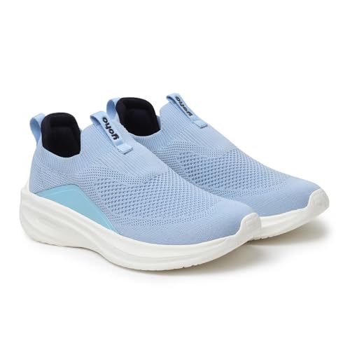 Image of YOHO Knitted Slip-Ons for Women |Lightweight, Stylish, Breathable Casual Loafer Shoes |Extra Soft Insole & Shock Absorbing for Walking Without Lace Ladies SOS-112